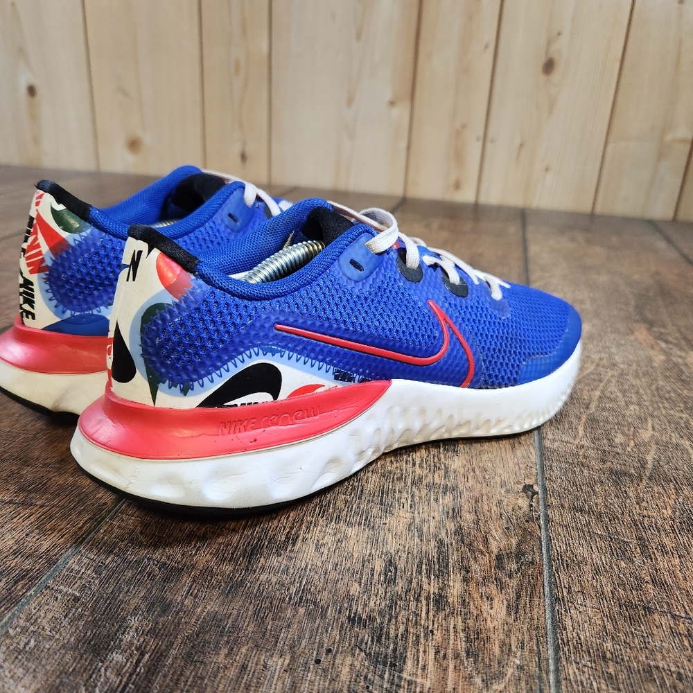 Nike Renew Run Hyper Blue Sneakers Shoes Size 5.5 Youth CW5812-400 Womens Size 7 - Picture 8 of 11
